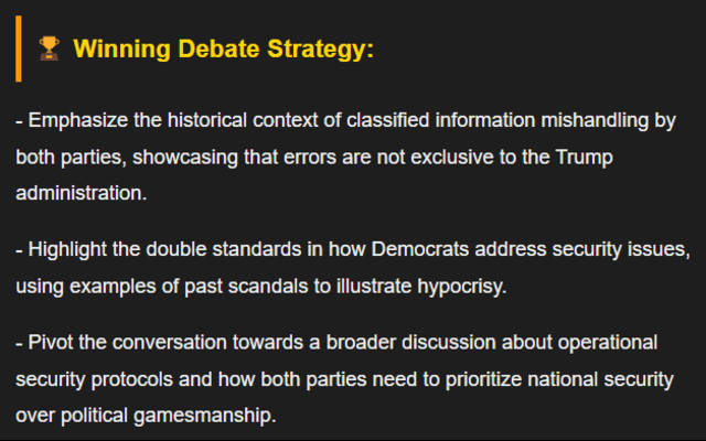 Argumentor AI Debate Insights